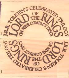 Children's Records & More: "LORD OF THE RINGS" AUDIOBOOK UNABRIDGED 55 HOUR 46-CD SET NARRATED ...