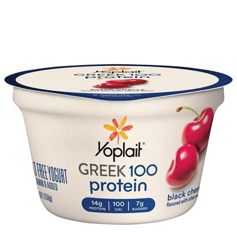 Yoplait Greek 100 Protein Fat Free Black Cherry Yogurt - Shop Yogurt at H-E-B