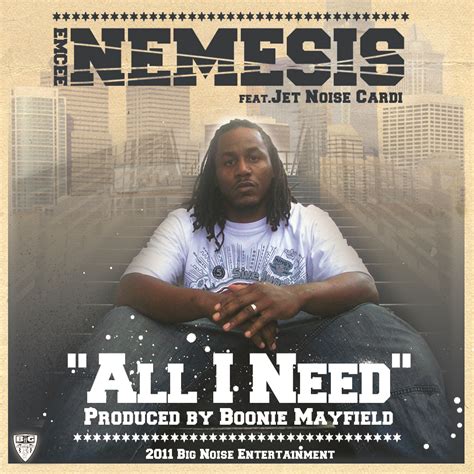 FORCE 129 Art & Design Studio: EMCEE NEMESIS "ALL I NEED" CD COVER ARTWORK FOR BIG NOISE ...