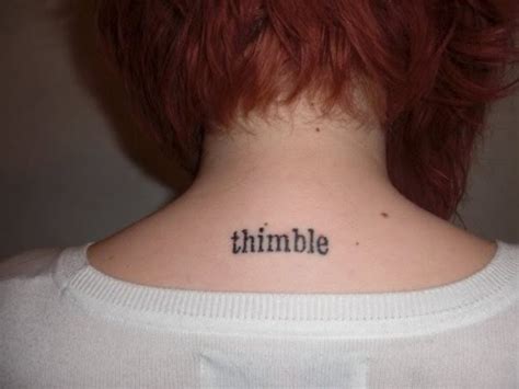 With this string...: Twinkle, Thimble, Tattoo...