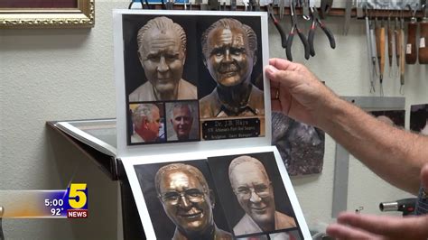 Fayetteville Periodontist Created Frank Broyles Statue | 5newsonline.com