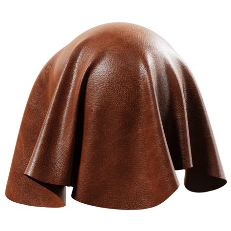 Faux Leather Texture, Chocolate - Poliigon