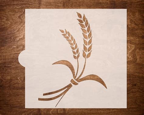 Fresh Bread Reusable Stencil Sourdough Bread Stencil Wheat - Etsy