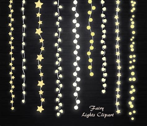 String Lights Clipart String Lights Clip Art Lights Clipart - Etsy