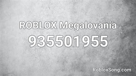 ROBLOX Megalovania Roblox ID - Roblox music codes