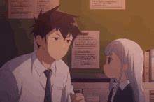 Anime Hugging Gif