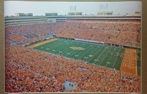 Oklahoma State University Stadium FULL SIZE 36 X 24 Poster Print Football College Cowboys Boone ...