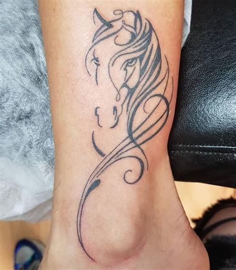 Tribal Horse Tattoo, Small Horse Tattoo, Horse Tattoo Design, Indian ...