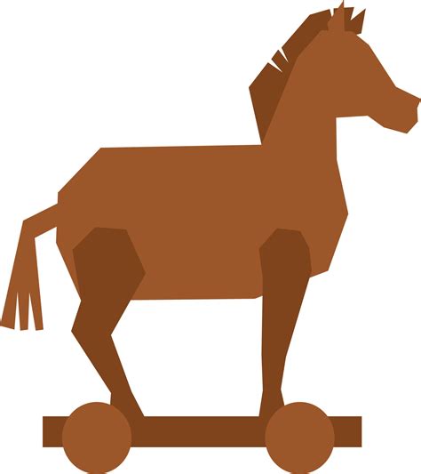 Wooden trojan horse, illustration, vector on white background. 13637604 Vector Art at Vecteezy