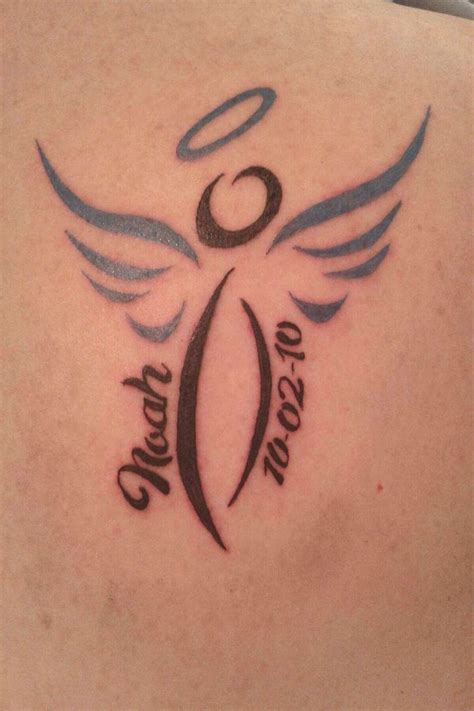 Angel Tattoos In Memory Of Mom Beautiful Angel Tattoos Beautiful Angel ...