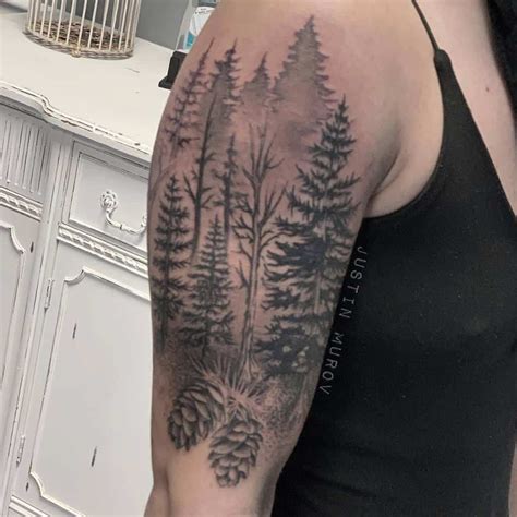 Top 75+ Best Tree Silhouette Tattoo Ideas - [2021 Inspiration Guide]