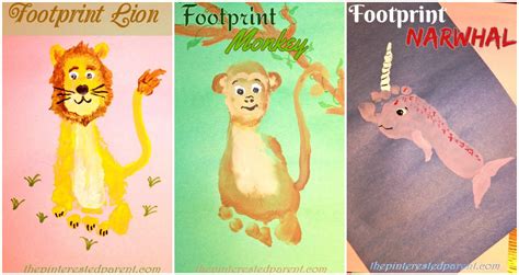 Footprint Animals From A-Z Featuring L, M & N – The Pinterested Parent