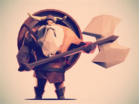 Low Poly - Characters on Behance
