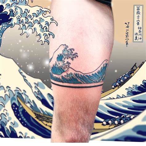 21+ Japanese Wave Tattoo - KamilRivers