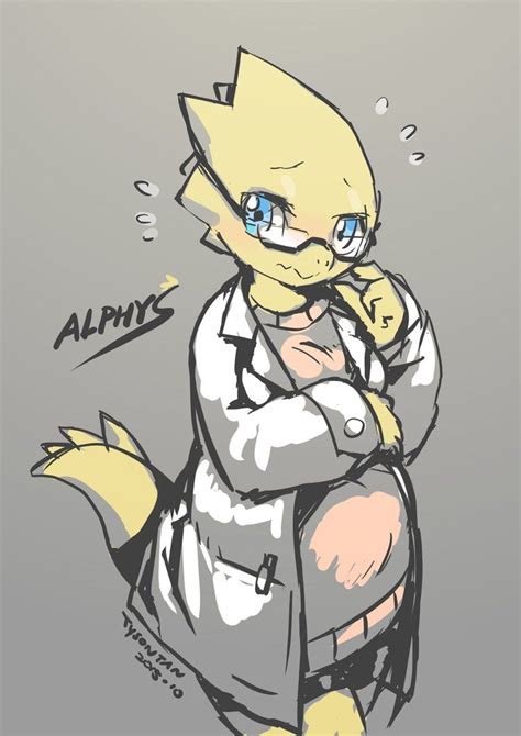 This is a fanart Description: A fanart of Alphys from Undertale, because I resonated deeply with ...