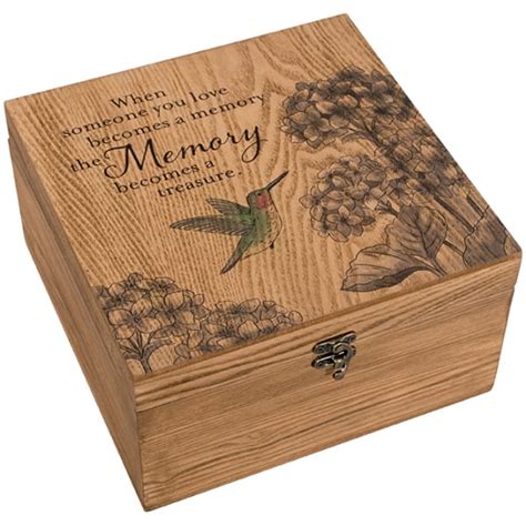 "Memory" Keepsake Memory Box - Memorial Gifts