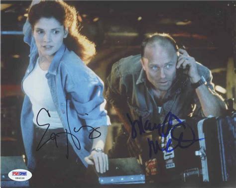 The Abyss Cast Harris and Mastrantonio Signed 8x10 Photo Certified Authentic PSA/DNA COA