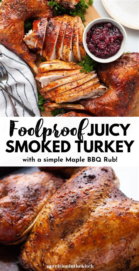 Pit Boss Smoked Turkey with Maple BBQ Rub | Recept