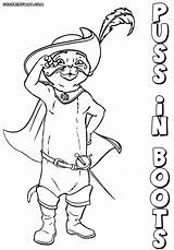 Puss In Boots Coloring Page  Home sketch template