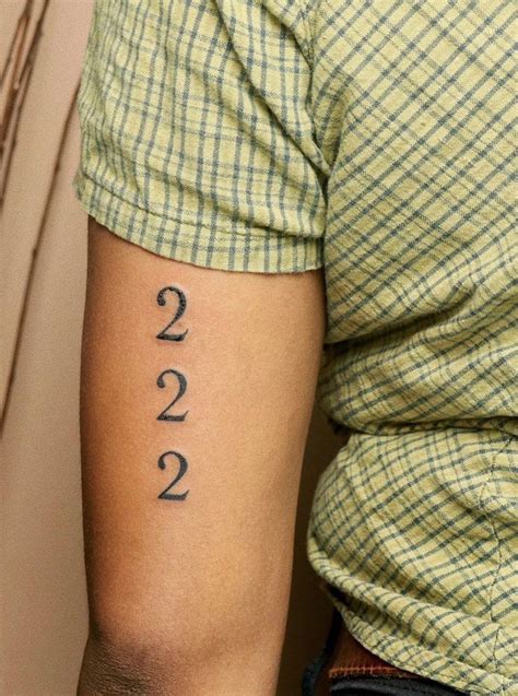 222 Tattoo | Tattoos, Number tattoos, Survivor tattoo