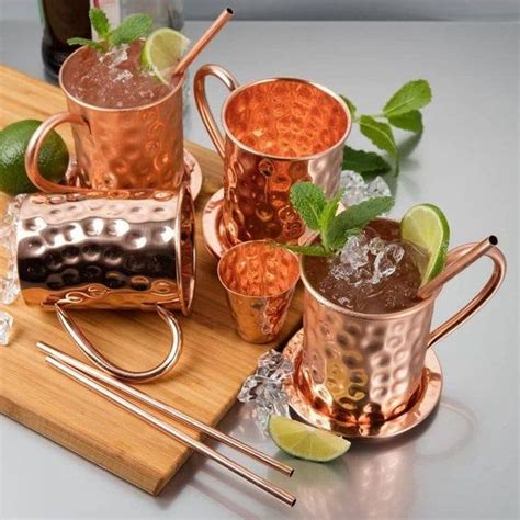 Copper Mug With Handle, for Home, Size : Medium at Rs 150 / piece in Moradabad - ID: 6207015