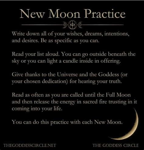 Pin by Caren Coultas on Spirit n Wicca | New moon rituals, Full moon ...