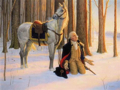 George Washington Prayer At Valley Forge Painting at PaintingValley.com | Explore collection of ...