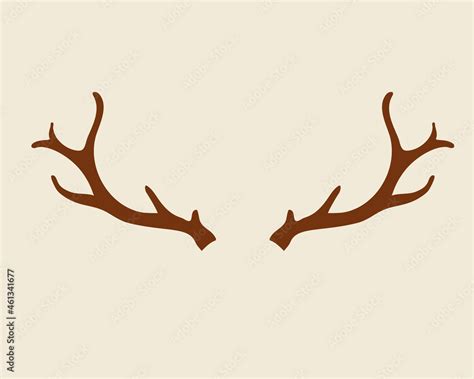 Reindeer Antlers Drawing