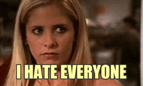 Glaring Sarah Michelle Gellar GIF - Find & Share on GIPHY