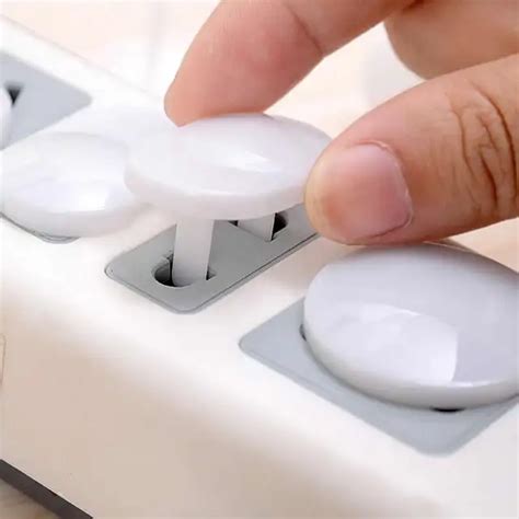 10 pcs/lot Hot Free Seguridad Plug Socket Safet Baby Children ...