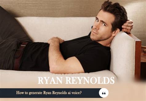 Ryan Reynolds AI Voice to Make You Sound Like Deadpool