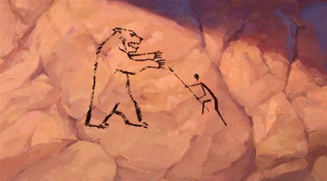 Bear Cave Drawing at GetDrawings | Free download