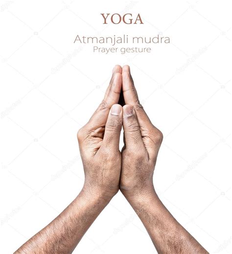 Atmanjali prayer mudra — Stock Photo © byheaven #12515239