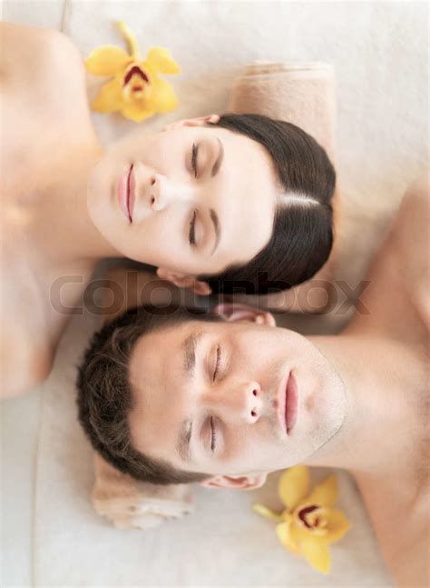 couple in spa | Stock image | Colourbox