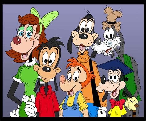 Goofy Family Portrait by Lordwormm on DeviantArt