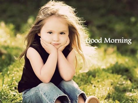 Cute Girl Wishing Good Morning - Good Morning Wishes & Images