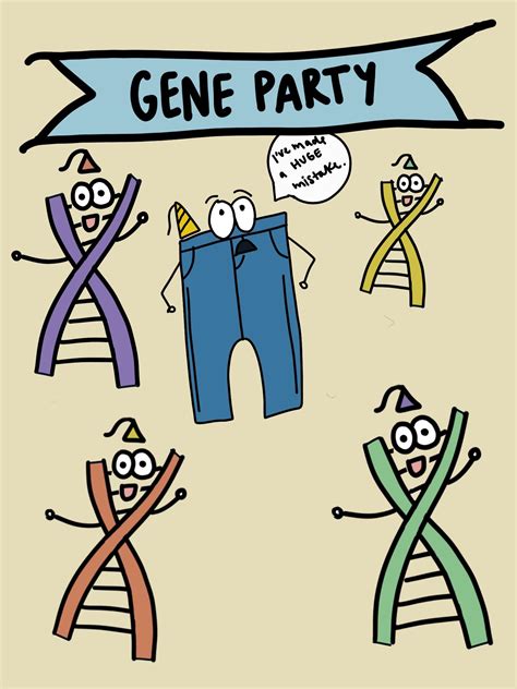 comic I drew for my roommate while she studied for her genetics exam ...