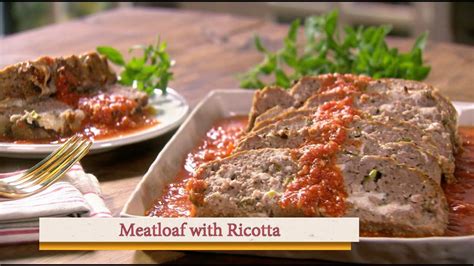 Meatloaf with Ricotta - YouTube in 2021 | Meatloaf, Lidia's recipes ...