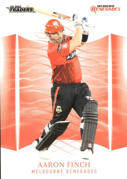 2023-24 Cricket Luxe Common - 091 - Aaron Finch - Melbourne Renegades ...