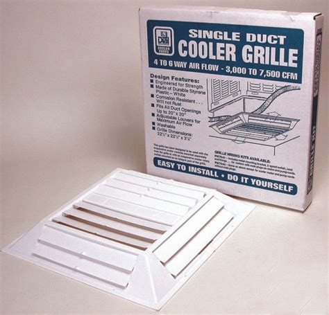 Up-Dux Swamp Cooler Vent Kit, Deluxe Standard Height 7610 - Indoor Comfort Supply