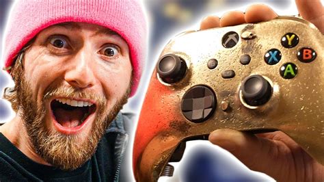 We're Making a SOLID GOLD Xbox Controller - YouTube