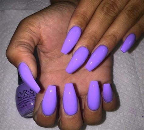 Purple nails Purple Acrylic Nails, Summer Acrylic Nails, Neon Nails, Nail Art Summer, Best ...