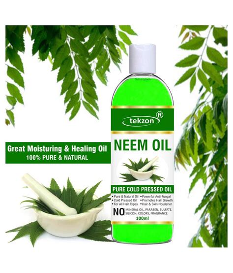 TEKZON 100% Pure Neem Oil For Hair & Skin care Neem Oil 100 mL: Buy TEKZON 100% Pure Neem Oil ...