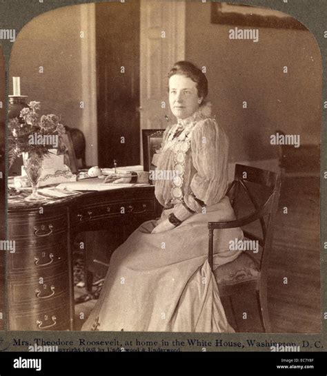 Edith roosevelt white house hi-res stock photography and images - Alamy