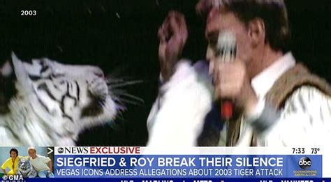 Vegas icons Siegfried & Roy break their silence on the tiger attack - Celebrities Major