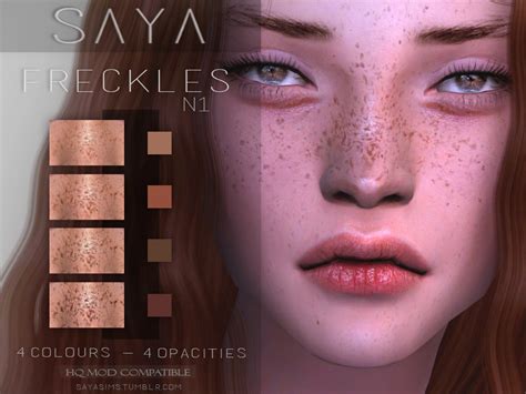 Freckles cc sims 4 - freeloadsways