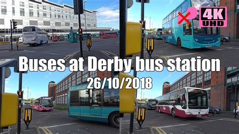 Buses at Derby bus station 26/10/2018 - YouTube