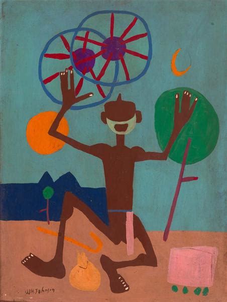 Ezekiel Saw the Wheel, 1945 - William H. Johnson - WikiArt.org