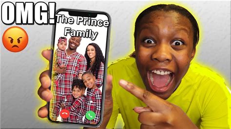 Calling THE PRINCE FAMILY !! OMG THEY ACTUALLY ANSWERED & WAS SO MAD - YouTube