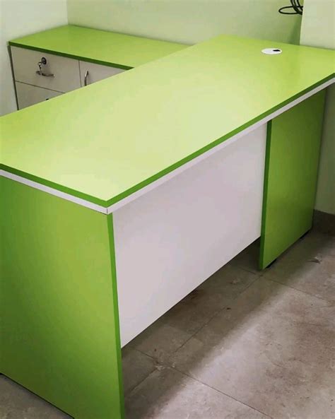 Plywood L Shaped Office Executive Table, With Storage at Rs 15000 in ...
